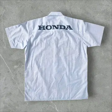 GU 지유 [ HONDA ] 프린트 반팔 워크 셔츠 사이즈 L