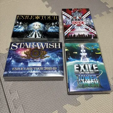 EXILE 라이브 투어 DVD 4장
