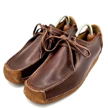 미사용급 클락스 clarks 24cm 나탈리 가죽 신발 브라운