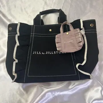 JILL by JILL STUART 프릴 토트백 대, 덤 키홀더 포함