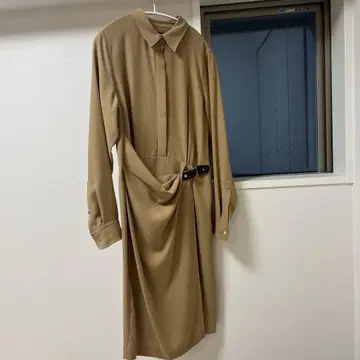 컨디션 최상 로렌 랄프 로렌 긴팔 셔츠 원피스