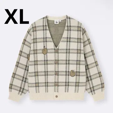 [ 미사용 새상품 ] GU 커비 V넥 가디건