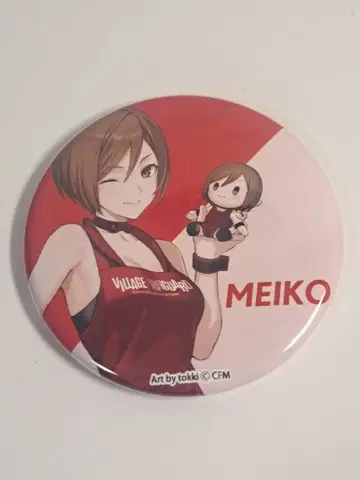 MEIKO 캔뱃지 VILLAGE VANGUARD
