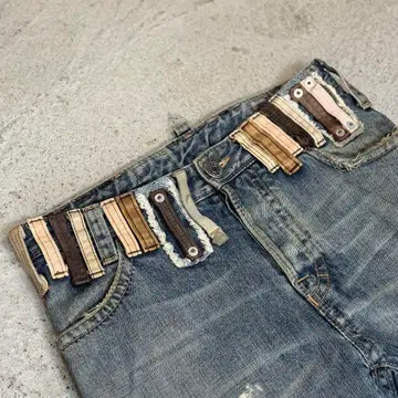 00s DSQUARED 2 multi belt loops pants