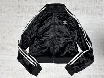 adidas 아디다스 빈티지 트랙 자켓 저지 벨벳