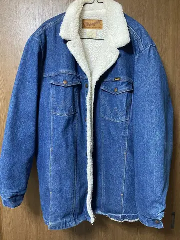 Wrangler 데님 보아 자켓 XXL