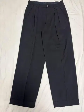 UNITED TOKYO 하이카운트 와이드 2턱 슬랙스