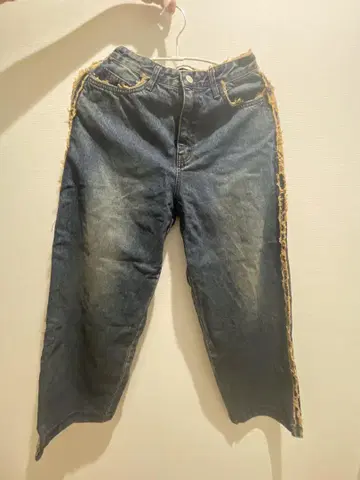 nugu 데미지 컷오프 데님