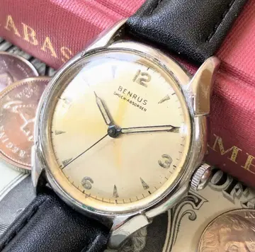 [ 작동품 ] BENRUS 벤러스 수동 와인딩 손목시계 빈티지