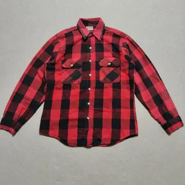 90's FIVE BROTHER 헤비 플란넬 셔츠 헤비 M USA 빨검