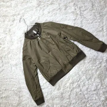 AG 바이 아쿠아걸 바시티 자켓 M 심플 카키