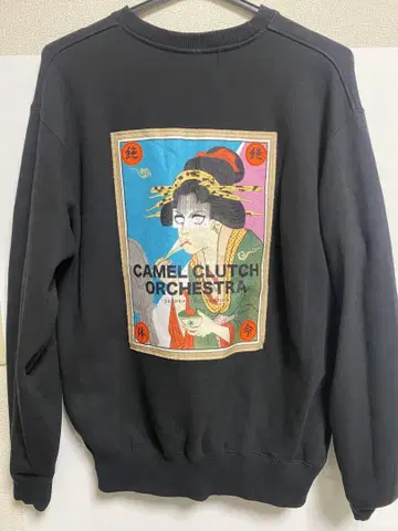 Camel Clutch Orchestra 맨투맨 트레이닝복 블랙