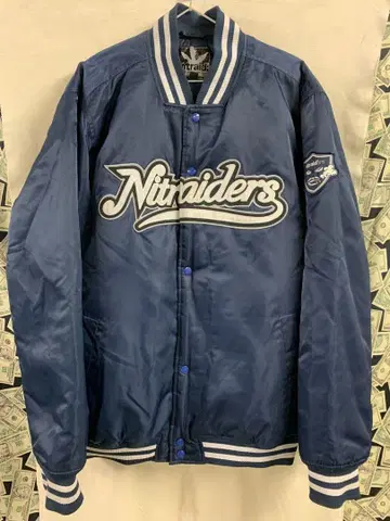 nitraid 바시티 자켓 네이비 XL