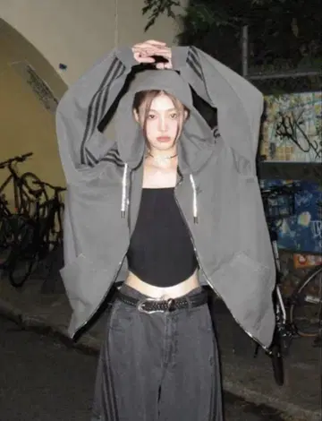 adidas ADILENIUM 풀 집업 후드티