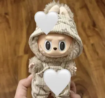 [1점 한정] 러브브 봉제 인형 의류 2점 세트 베이지