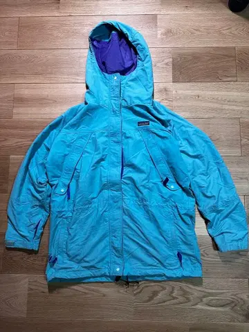 파타고니아 Patagonia 스카이블루 나일론 자켓 후드 부착