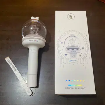 FRUITS ZIPPER 공식 팬라이트 화이트