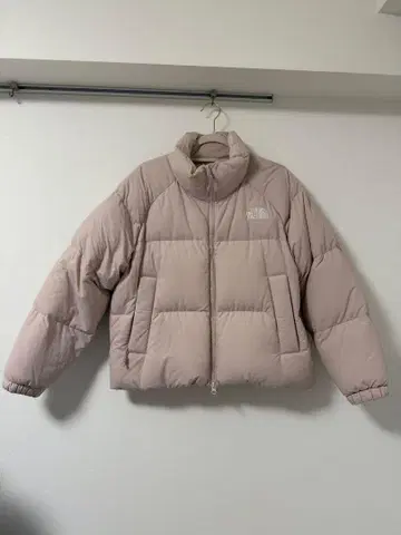 한국 한정 the north face white label 핑크 다운