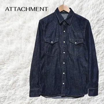 ATTACHMENT 어태치먼트 데님 웨스턴 셔츠 긴팔 일본제