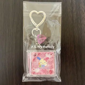 산리오 시크릿 CD풍 키링 우사하나