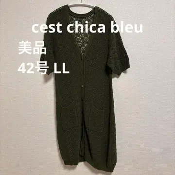 [ 새상품급 ] cest chica bleu 반팔 정원 42호 LL 그린