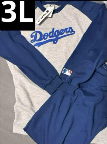 새상품 3L MLB 공식 다저스 오타니 맨투맨 홈웨어 셋업