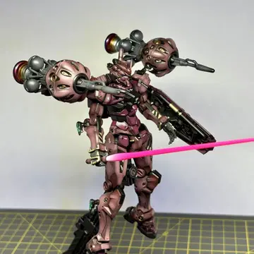 HG 1/144 빨간 건담 지크 액스 페인팅 완성품