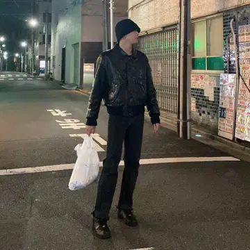 Vintage leather jacket Leather y2k