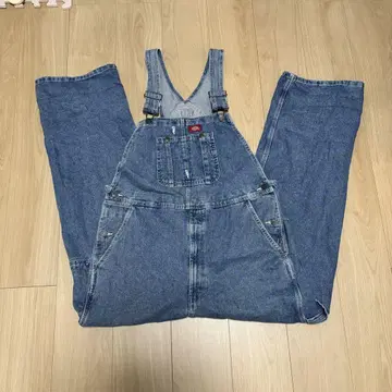 Dickies 오버롤 데님 구제 의류