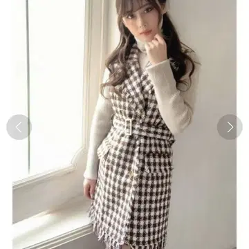 트위드 테일러 베스트 택 포함 새상품