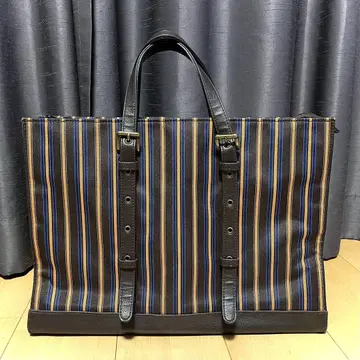 다케오 키쿠치 스트라이프 비즈니스 백