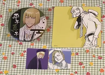 BLEACH 히라코 신지 원화전 코스터 캔뱃지 플렉씰