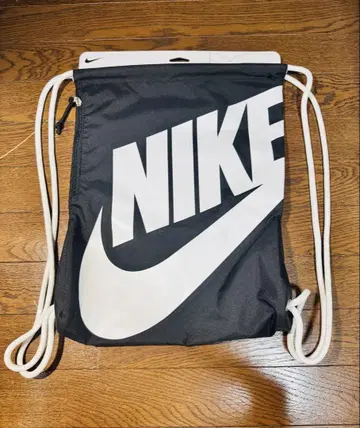NIKE 드로우 스트링 백 블랙