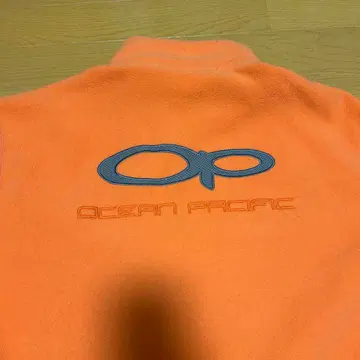 Ocean Pacific 플리스 하프 지퍼 테크 계열 y2k