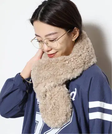 MUSE de Deuxieme Classe 인조 모피 스톨