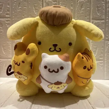 폼폼푸딩 팀 푸딩 모두 함께 산책할 거야! BIG 봉제 인형
