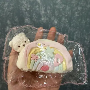 [ 완판템 ] 곰돌이 x 무지개 스퀴즈 kikisquishy