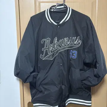 아칸소 바시티 자켓 블랙 93