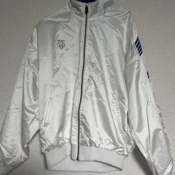 DESCENTE 화이트 나일론 자켓