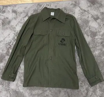 USMC 로고 자수 밀리터리 자켓 14 1/2