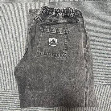 XLARGE 그레이 데님 팬츠 와이드 레그