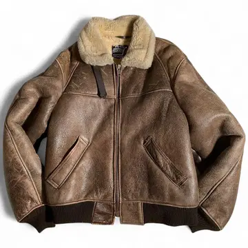 schott B-6 플라이트 자켓 양가죽 무스탕