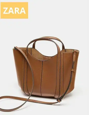 [ 인기 상품 ] ZARA 숄더백 스티치 미니 시티백 파우치 포함