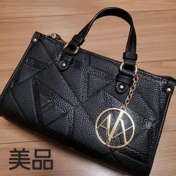 ARMANI EXCHANGE 모노그램 로고 핸드백