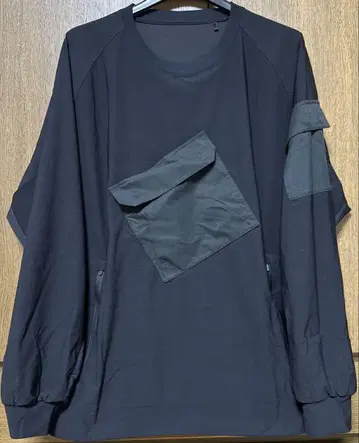 EL LAB. L/S 티셔츠 포켓 블랙