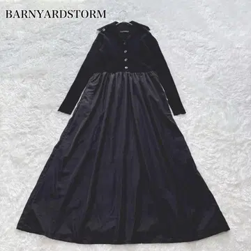 츠지모토 마이 씨 x BARNYARDSTORM 터틀 도킹 원피스 콜라보