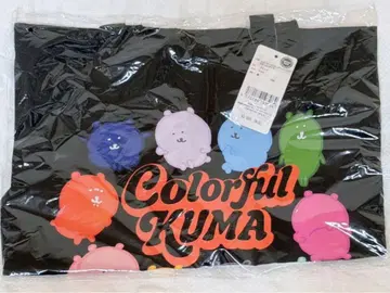 나가노 캐릭터즈 토트백 컬러 없는 곰들 블랙