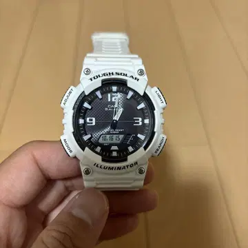 CASIO 터프 솔라 화이트