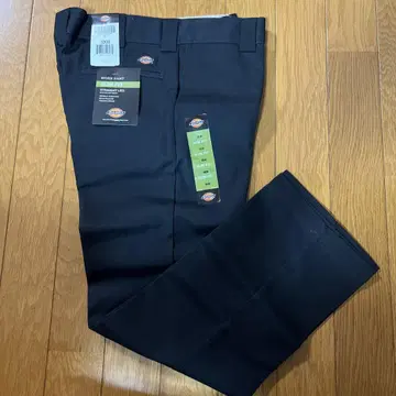 Dickies 873 슬림핏 워크 팬츠 32x30 블랙
