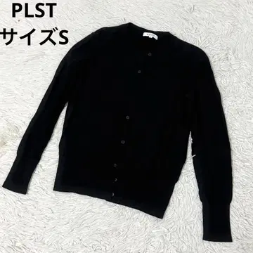 플라스테 UV 비스코스 블렌드 크루넥 가디건 S 사이즈 워셔블